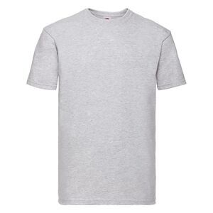 Fruit Of The Loom Mens Super  Short Sleeve Plain Crew Neck T-Shirt/ / Heather Gr